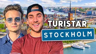 Turistar i Stockholm med Alpstig