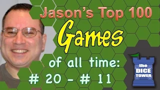 Top 100 Games from Jason Levine (#20 - #11)