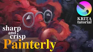 Make your painting SHARP with this krita 5 trick || tutorial