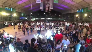 Abertura do Show de Henrique e Juliano Festa do Rodeio de Cotia 2018