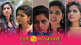 Possessive Queen♥️😻2k Kadhali Part 3🤩Deepa Balu😻2k Kadhali random videos🤩 Possessiveness Status😍