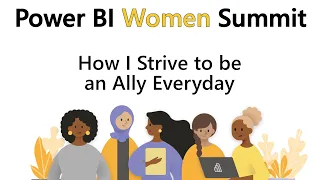 How I Strive to be an Ally Everyday with Johnathan Lightfoot | Power BI Women Summit