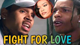 I Will Fight For Love! Chris Brown And Asap Rocky Fights Over Rihanna, See Who Won