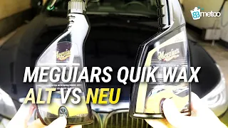 Meguiars Ultimate Quik Wax alt vs neu Vergleich | Sprühwachs und Lackschutz in Einem