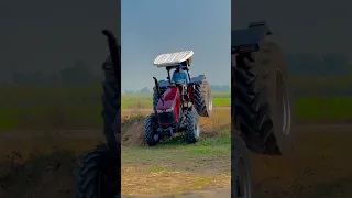 new tractor Massey Ferguson 9500 with big tyer with big woofer going stuck #tractor #tractorvideo #s