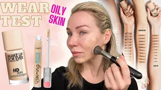 NEW MAKEUP FOREVER HD FOUNDATION & BENEFIT BOI-ING BRIGHT ON CONCEALER WEAR TEST + REVIEW/ 1N06