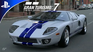 Ford GT 2006 - Gran Turismo 7 - Raceway Laguna Seca - Logitech G923 Wheel