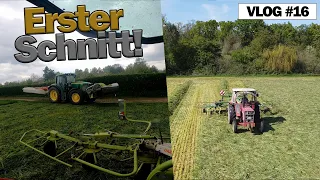 VLOG #16 | Endlich erster Schnitt! - John Deere, Steyr, IHC | CabView, Sound