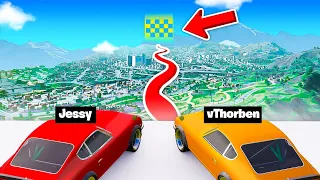 Van A naar B Vs. Jessy In GTA 5!