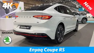 Škoda Enyaq Coupe iV RS 2022 - First FULL review in 4K | Exterior - Interior, Crystal Grill 💎