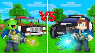 Mikey vs JJ OVERPOWERED POLICE in Minecraft (Maizen)