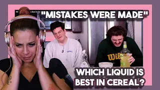 Bartender Reacts What Liquid Works Best in Cereal? By Ted Nivison