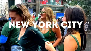 4K 60fps St. Patrick's Day Parade 2023 New York | Walking 5th Ave & Grand Central Terminal