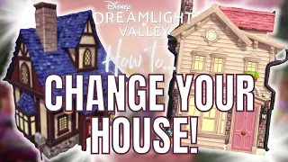 *NEW* HOW TO Change House Skin in Disney Dreamlight Valley!