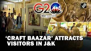 Well-established ‘Craft Bazaar’ attracts visitors during G20 Summit in J&K