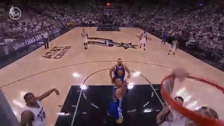 Davis Bertans Crazy Putback Slam! | Warriors vs Spurs | May 20, 2017 NBA Playoff 2017