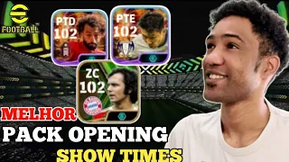 PACK OPENING em BUSCA do SHOW TIME & BECKENBAUER 102 OVERAL no eFootball 2024 Mobile