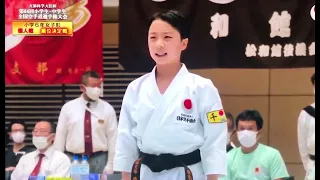‘Gankaku’  JKA.All Japan Junior Competition 2022.  12years old champion.