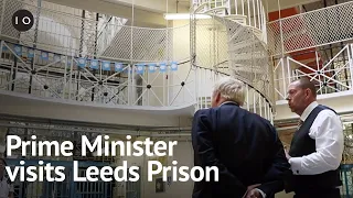 Prime Minister Boris Johnson visits Leeds Prison