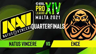 CS:GO - Natus Vincere vs. ENCE [Ancient] Map 1 - ESL Pro League Season 14 - Quarterfinals