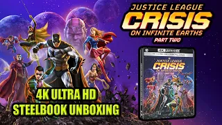 Justice League: Crisis On Infinite Earths - Part Two // 4K Ultra HD Steelbook Unboxing!