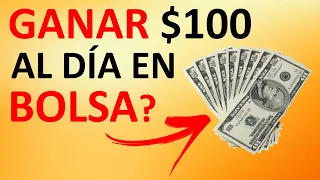 🔥 Cómo GANAR $100 DÓLARES  al DÍA en BOLSA de media |👉4 OPORTUNIDADES de Inversión