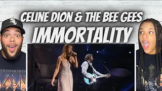OH MY GOSH!| FIRST TIME HEARING Céline Dion & The Bee Gees   Immortality REACTION