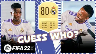 GUESS the PLAYER behind the RATING! | FIFA 22 x Real Madrid