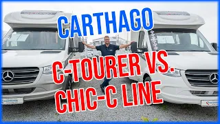 Carthago Vergleich c-tourer T 149 LE VS. chic c-line T 4.9 LE