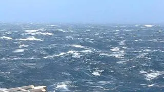 Stormy Pacific Ocean