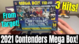 3 Hits In These Target 2021 Contenders Football Mega Boxes! Stardust, Rookie QB Hit, & More!