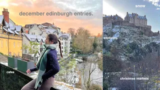 festive, cosy day in edinburgh | december entries