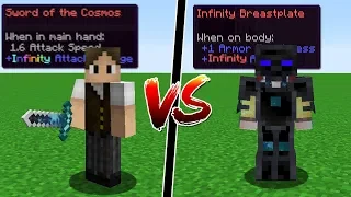 Minecraft: ESPADA DE DANO INFINITA DO AVARITIA VS ARMADURA INVENCÍVEL DO AVARITIA!