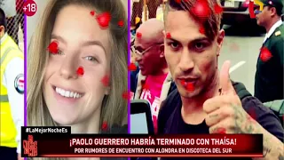 ¡Paolo Guerrero habría terminado con Thaísa! Por rumores de encuentro con Alondra en discoteca