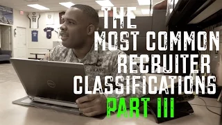 Most Common Recruiter Classification Part 3