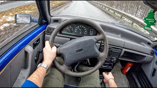 Fiat Uno II [0.9 39HP] |0-100| POV Test Drive #1051 Joe Black