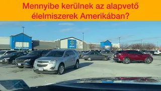 Bevásárlás Amerikában - mennyibe kerülnek az alapvető élelmiszerek?