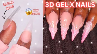 ✨HOW TO DO GEL X NAILS AT HOME | CHROME | 3D | FRENCH | Beginner Friendly Tutorial