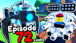 EPISODE 72 (PART 1) UPDATE LEAKS!! (Toilet Tower Defense)