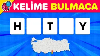 ŞEHİRLERLE KELİME BULMACA #2 🥳 - ⏰ : 5 Saniyede Eksik Verilen Kelimeleri TAHMİN ET! | Bul Bakalım