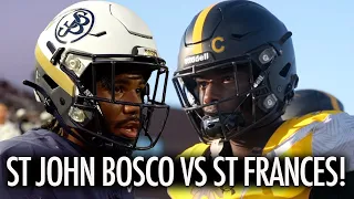 St. John Bosco And St Frances Go At It In An Intense Battle!