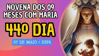 44º dia de novena dos 9 meses com Maria