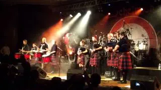 "The Nutscheid Forest Pipe Band" beim Schelmish Konzert am 13.12.2013 im Brückenforum in HD