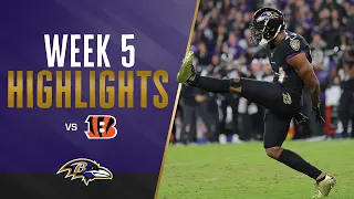 Highlights: Ravens' Top Plays in Win Over Bengals | Baltimore Ravens