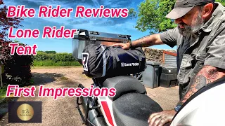 Bike Rider Reviews Lone Rider Tent Review First Impressions