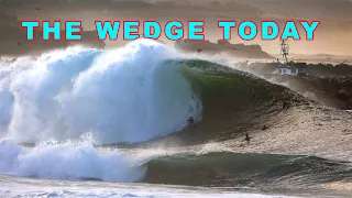 XXL Wedge Surfing this morning