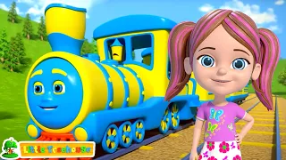 The Wheels On the Train + More Vehicle Songs & Rhymes for Kids