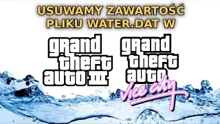 Co się stanie, jeśli usuniemy zawartość pliku water.dat w GTA 3 i Vice City?