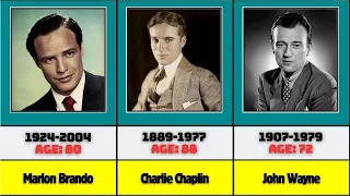 Legendary Old Hollywood Actors Who Have Died