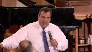 Christie Defends School Choice at Paterson Town Hall